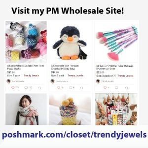 Visit my Poshmark Wholesale Site for 500+ Items!